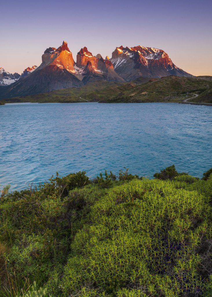 Cuernos del Paine from Lago Pehoe
